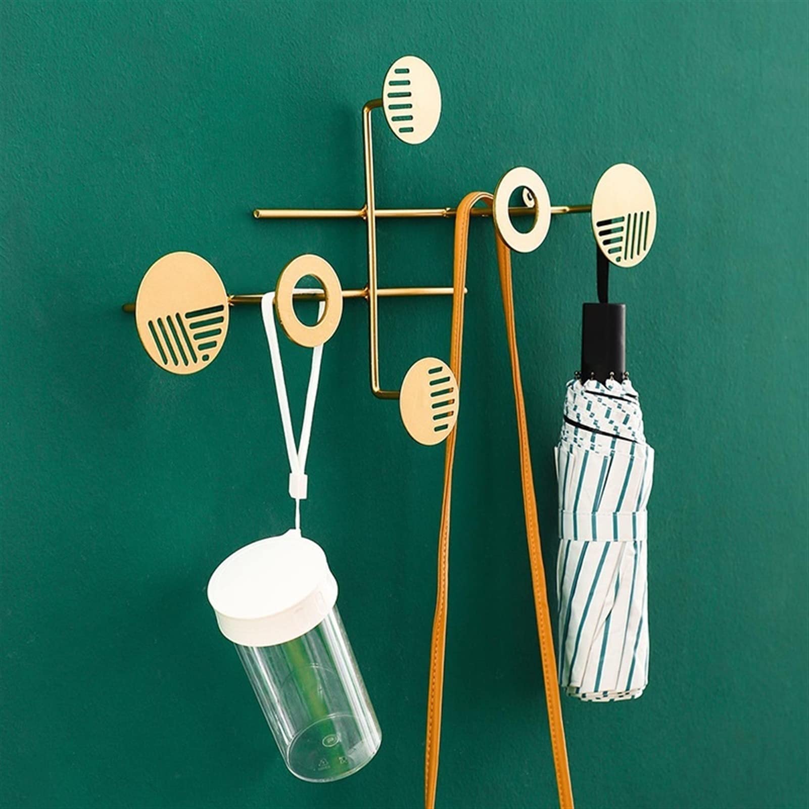Luxury Iron Wall Coat Rack - Stylish Clothes & Hat Hanger for Home & Store Decor