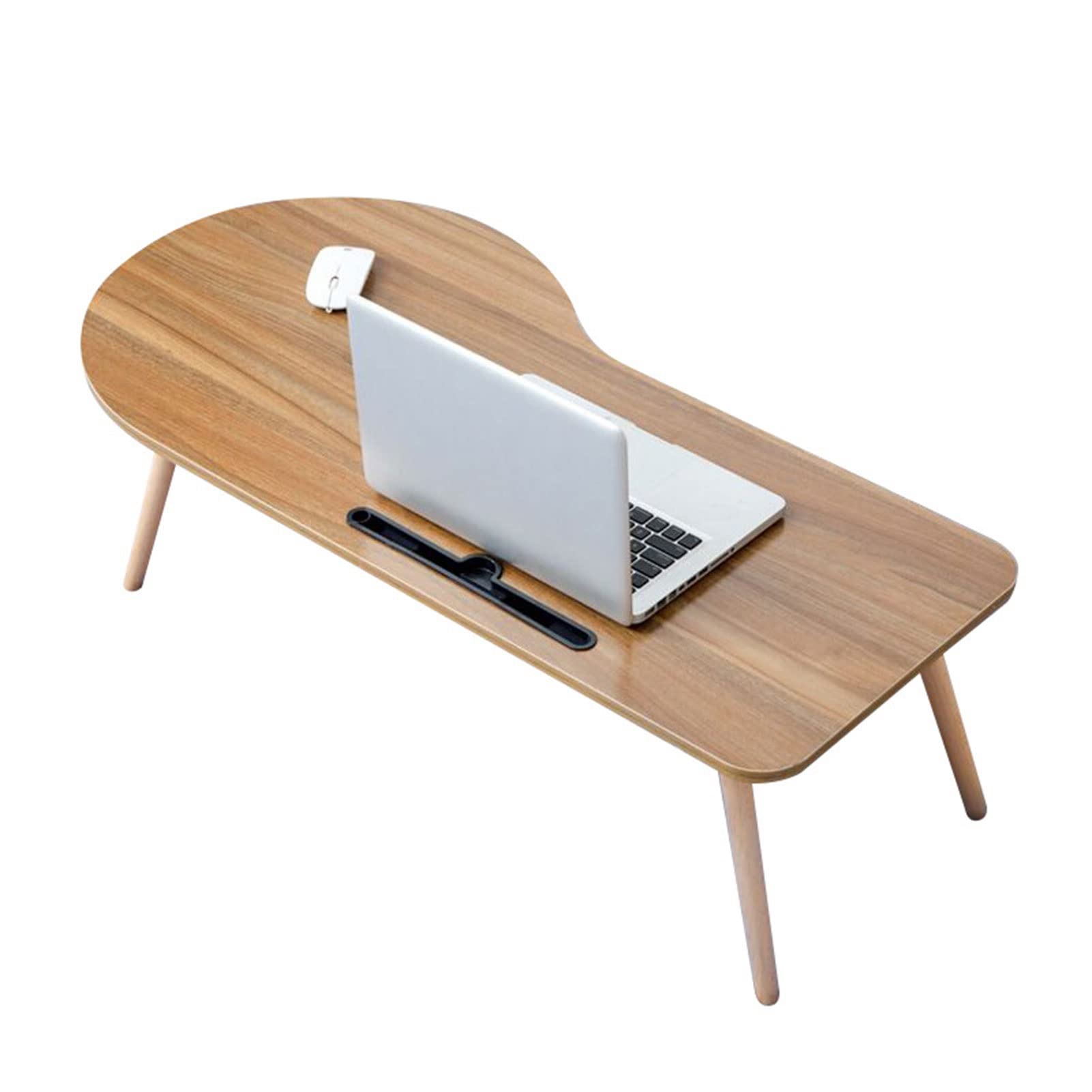 Foldable Blacklight Laptop Desk - Portable Folding Computer Table with USB Charging Port for Home, Office, Bedroom & Sofa Use | Perfect for Work, Study & Gaming in Bed or Living Room