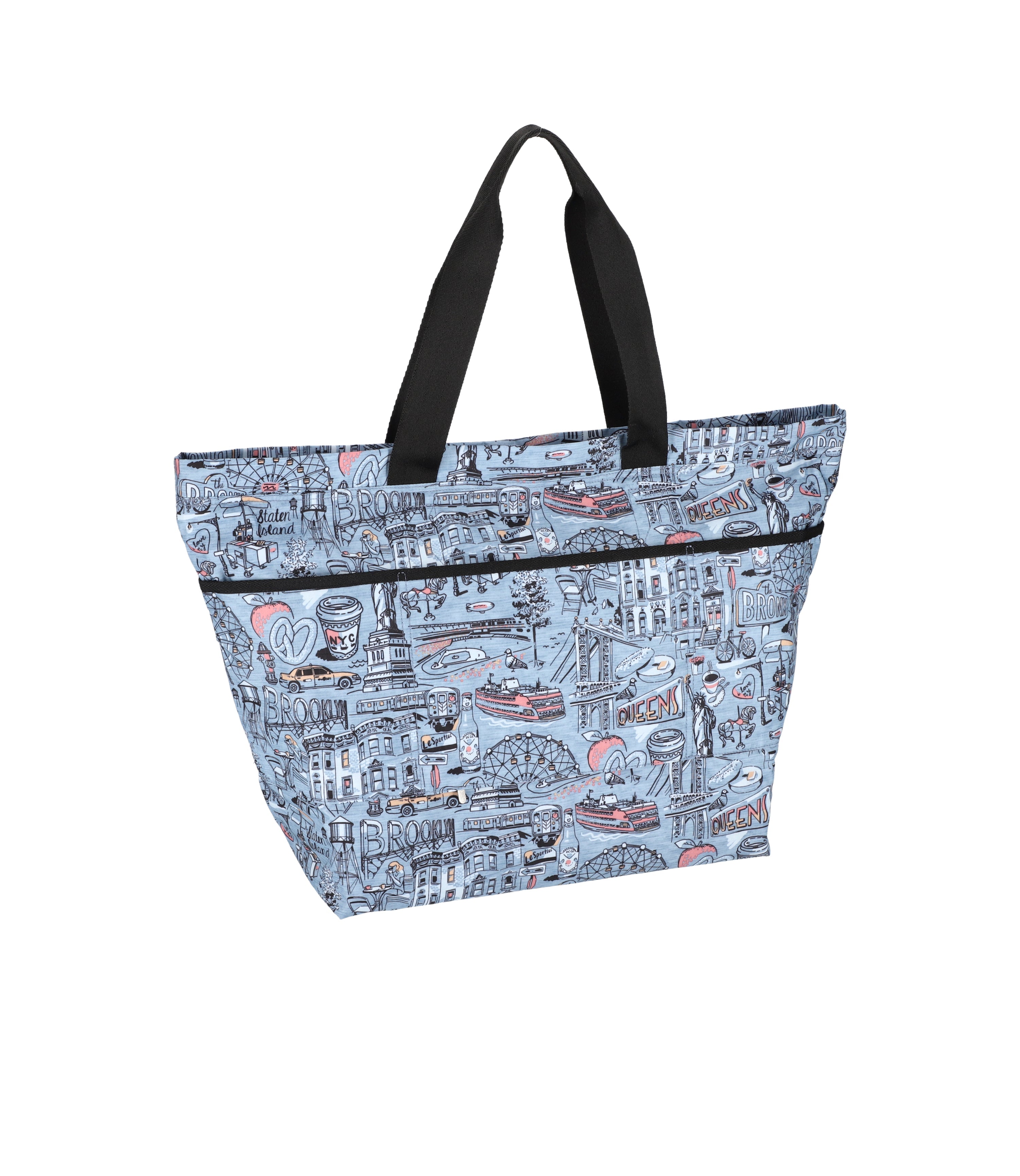 Carlin Zip Top Tote Bag for Women - Stylish Large Capacity Waterproof Shoulder Bag - Perfect for Work, Travel, Gym & Shopping