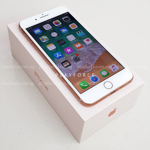 Apple iPhone 8 Plus 64GB Gold - Unlocked Smartphone with AppleCare+ | Perfect for Business, Travel & Everyday Use