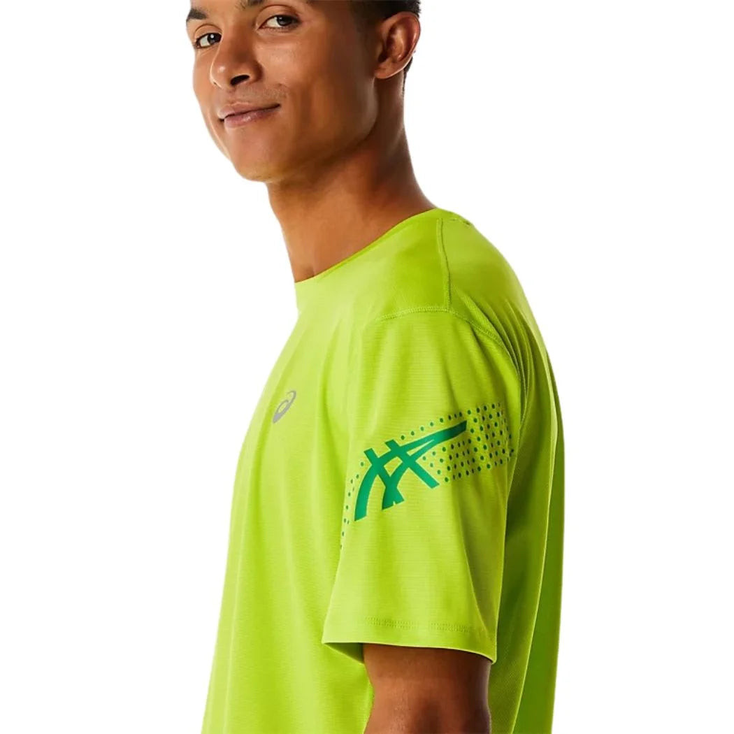 ASICS Icon Men's T-Shirt - Lightweight Performance Tee for Running, Gym & Casual Wear | Moisture-Wicking Athletic Shirt for Men