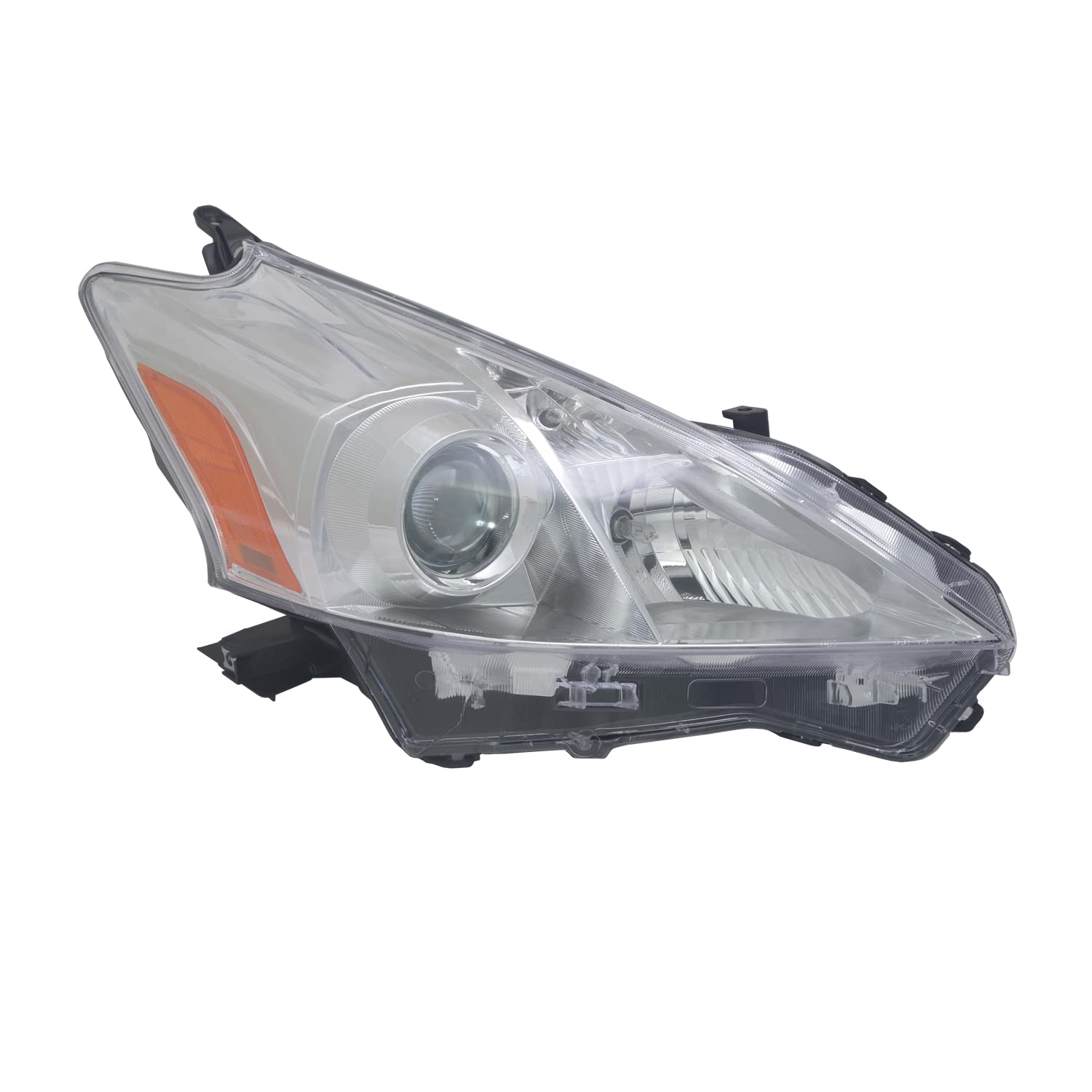 TYC Right Headlight Assembly Compatible with 2012-2014 Toyota Prius - Replacement Headlamp for Improved Night Visibility & Safety Driving