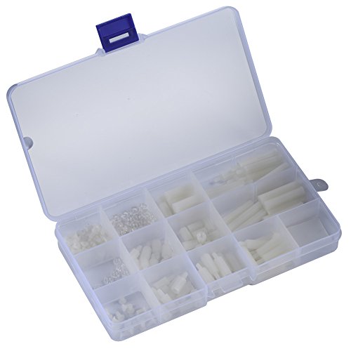 210 Pcs Screw Assortment Kit - Durable Plastic Storage Box for Circuit Boards, Electronics, DIY & Home Repair - Perfect for Beginners & Office Use