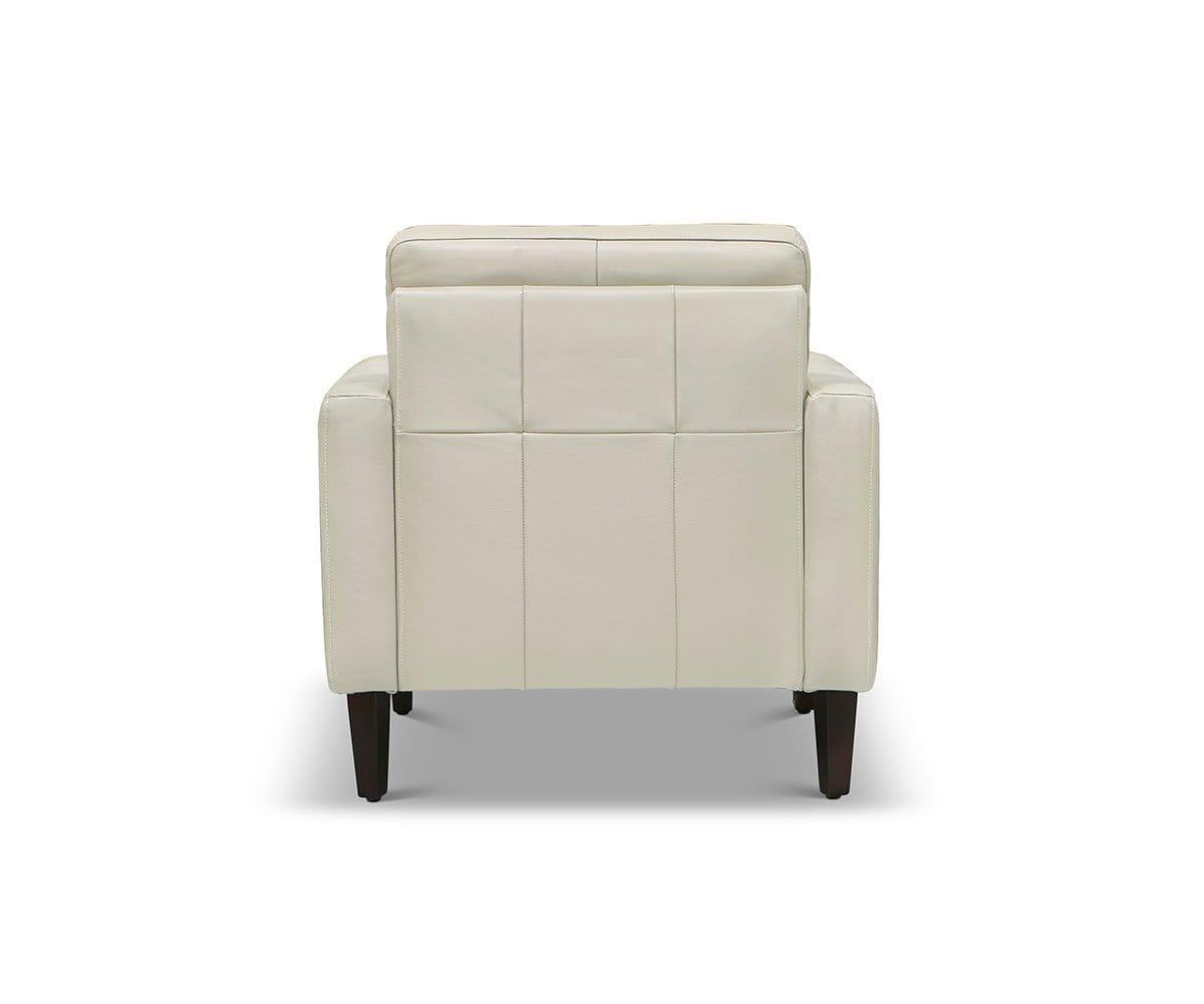 Laura Genuine Leather Chair - Premium Comfort for Living Room, Office & Lounge - Stylish & Durable Home Furniture