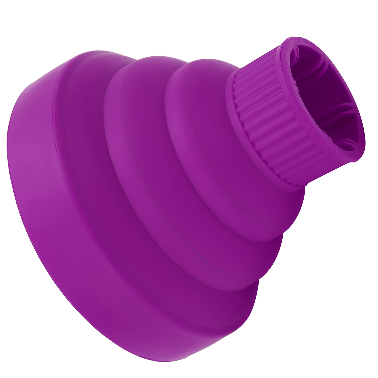 Universal Hair Diffuser Attachment for Curly & Wavy Hair - Portable Travel Folding Blow Dryer Diffuser Nozzle | Perfect for Home, Salon & On-the-Go Styling