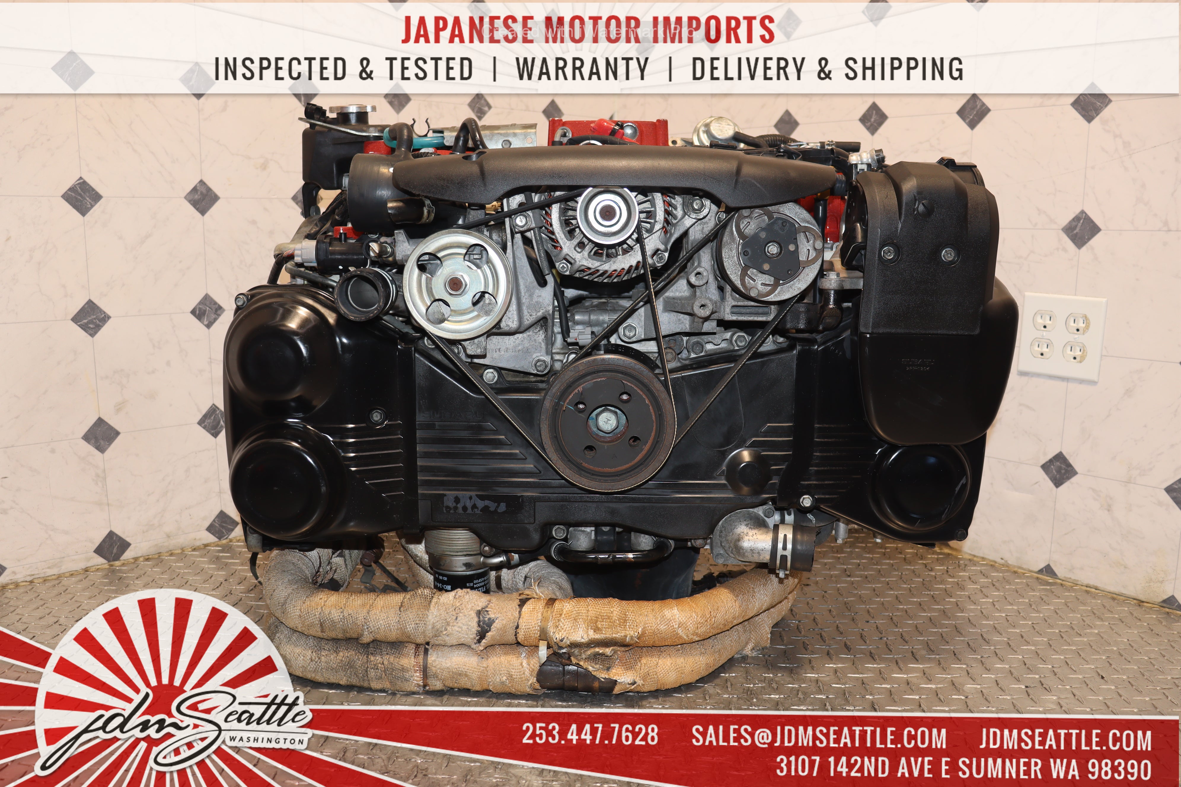 JDM EJ257 2.5L Turbo AVCS EJ25 V10 Engine for 2008-2021 Subaru WRX STI - High Performance Replacement Engine - Perfect for Racing, Tuning & Engine Swap Projects
