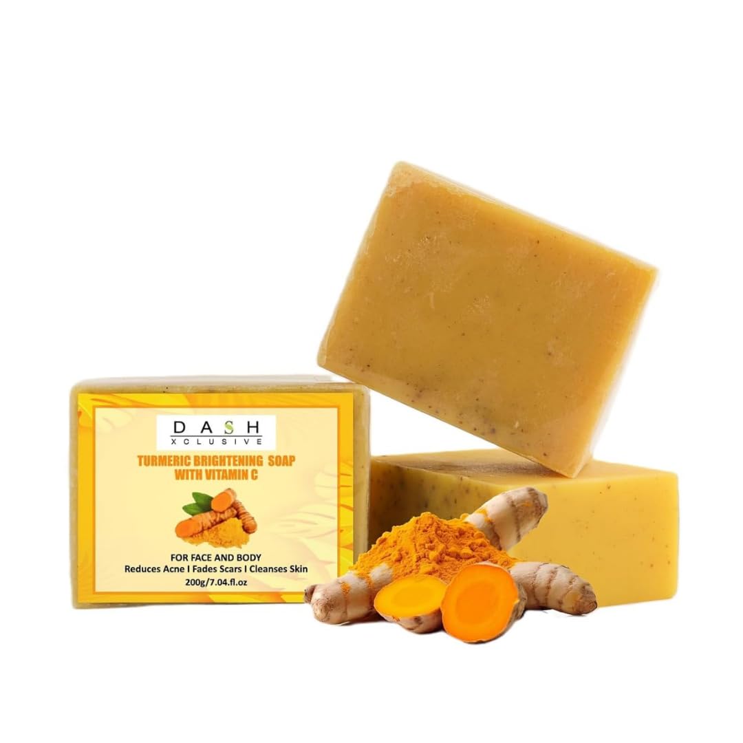 Turmeric Kojic Acid Soap for Brightening & Acne Treatment - Natural Skin Lightening Soap with Soothing Formula for Clear, Radiant Complexion - Suitable for All Skin Types - Perfect for Daily Skincare & Dark Spot Reduction