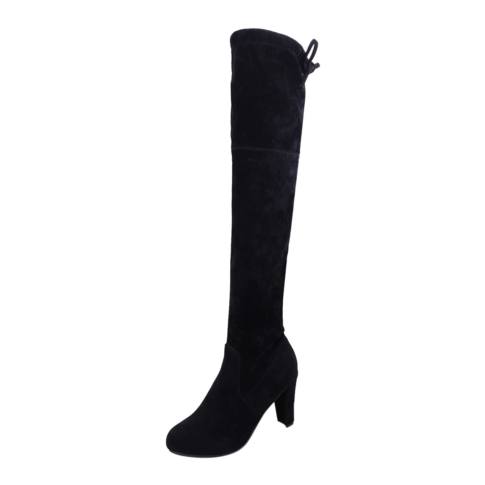 Stylish Women's Pointed Toe Stiletto Ankle Boots - Mid-Calf Lace Up Dress Booties & Chelsea Boots for Work, Party & Night Out | Comfortable Heeled Shoes for Women