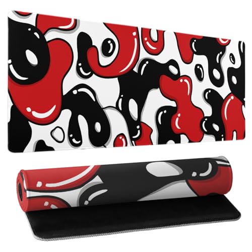 Japanese Geometric-Red Black White