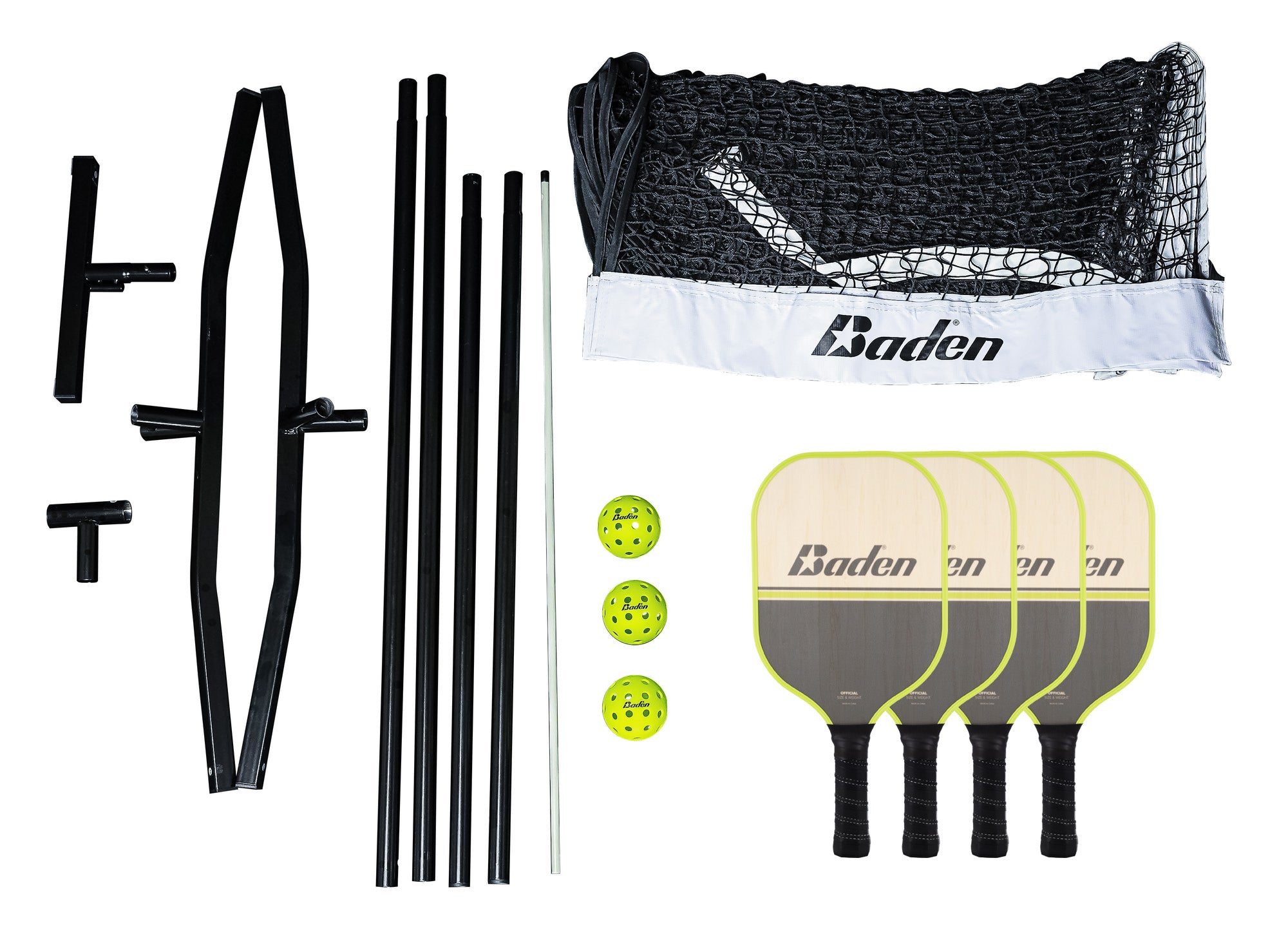 Champions Pickleball Set - Premium Paddles & Balls for Indoor & Outdoor Play | Perfect for Beginners & Pros | Durable & Lightweight for Tournaments & Backyard Fun