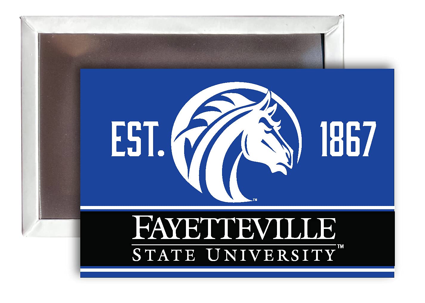 Official Fayetteville State University 2x3 Inch Fridge Magnet 4-Pack - Licensed Collegiate Decor for Dorms, Offices & Home Refrigerators