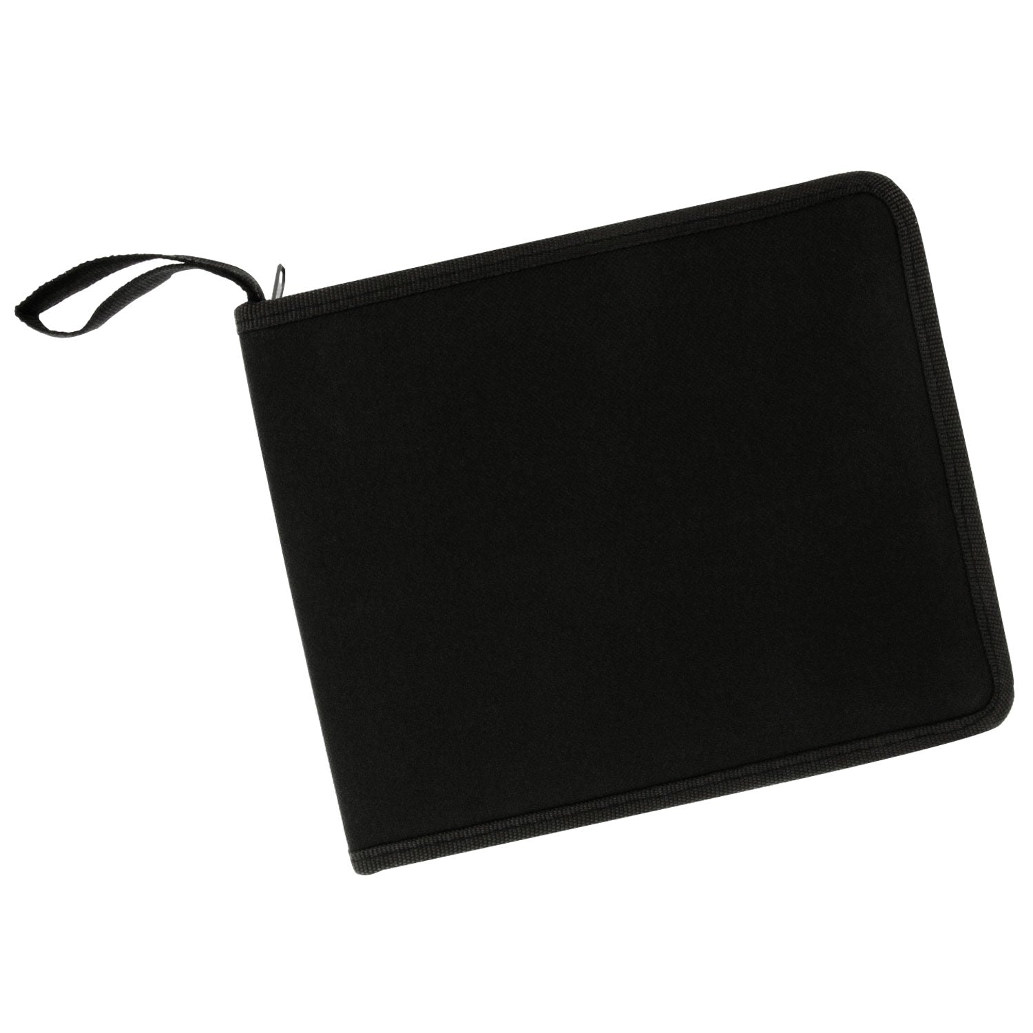 48-Slot Zippered Nylon Pencil Case Organizer - 11.4