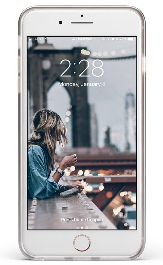 Casely iPhone 6/7/8 Plus Case with Lightning Bolt Design - Shockproof Protective Phone Cover for iPhone 6 Plus/7 Plus/8 Plus - Perfect for Everyday Use, Travel & Outdoor Activities