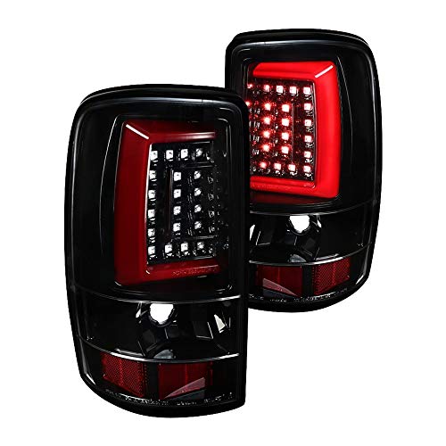 Jet Black Housing Clear Lens Red Light Bar