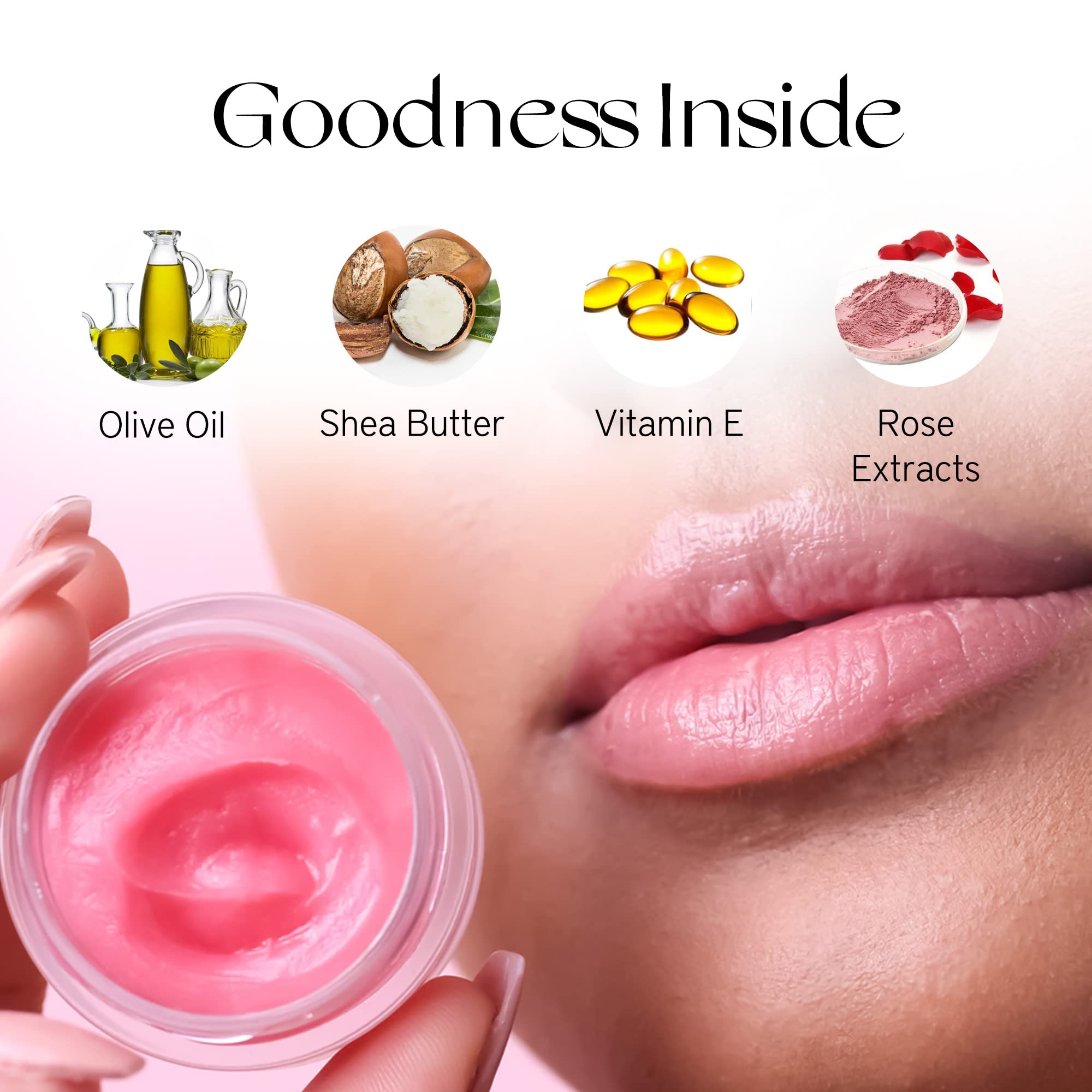 **Mwezi Rose Repair Lip Balm with SPF 15 – Natural Moisturizing Lip Care with Rose Extracts, Olive Oil, Shea Butter, Vitamin E & Avocado Oil – Soothes Dry, Chapped & Dark Lips – 0.42 oz (12g) – Perfect for Daily Hydration, Sun Protection & Night Lip Treatment**