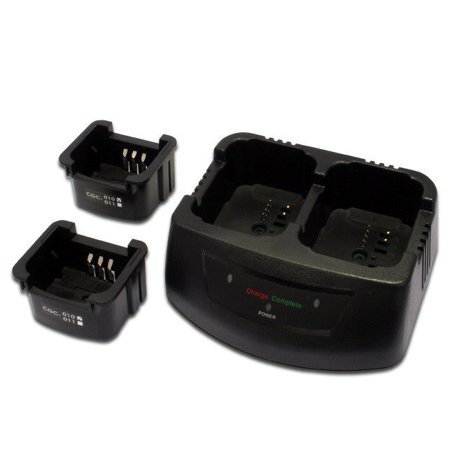 Dual USB Two Way Radio Charger for VERTEX & YAESU 57N - Fast Charging Station for Walkie Talkies | Perfect for Outdoor Adventures, Construction Sites & Emergency Communication