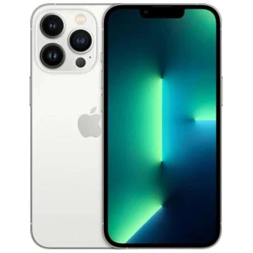 Refurbished Apple iPhone 13 Pro 128GB 5G Unlocked Smartphone - Silver (Like New Condition) | Perfect for Work, Travel & Social Media