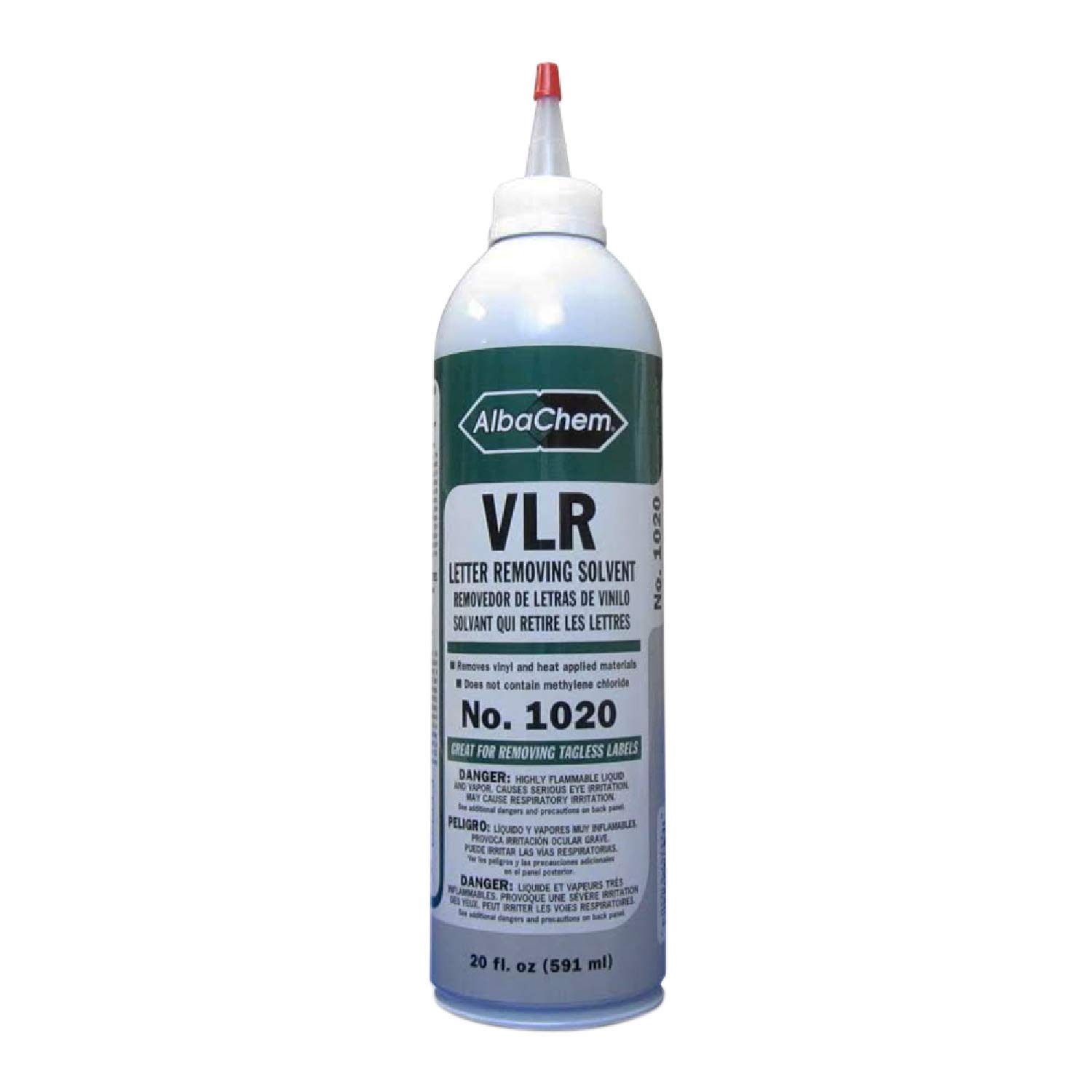 Best Heat Transfer Vinyl Remover for Fabrics - 20 fl. oz Professional Grade HTV Cleaner | Perfect for T-Shirts, Hoodies & DIY Crafts