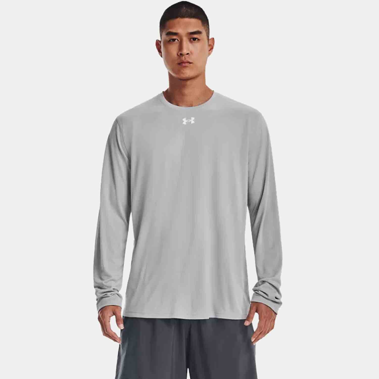 Men's UA Tech Team Long Sleeve Shirt - Moisture-Wicking Performance Athletic Top for Running, Gym & Outdoor Activities | Breathable Comfort Fit Workout Shirt