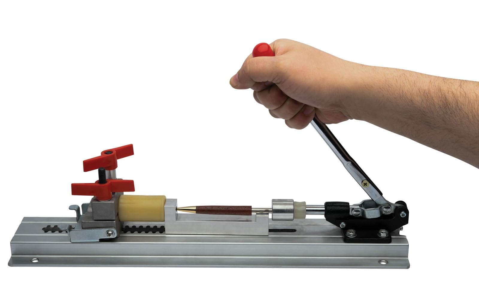 Penn State Industries PKPPJIG Press Perfect Jig for 7mm Cross® Style Pen Kit Mechanisms - Perfect for Woodturning, Pen Making & DIY Craft Projects