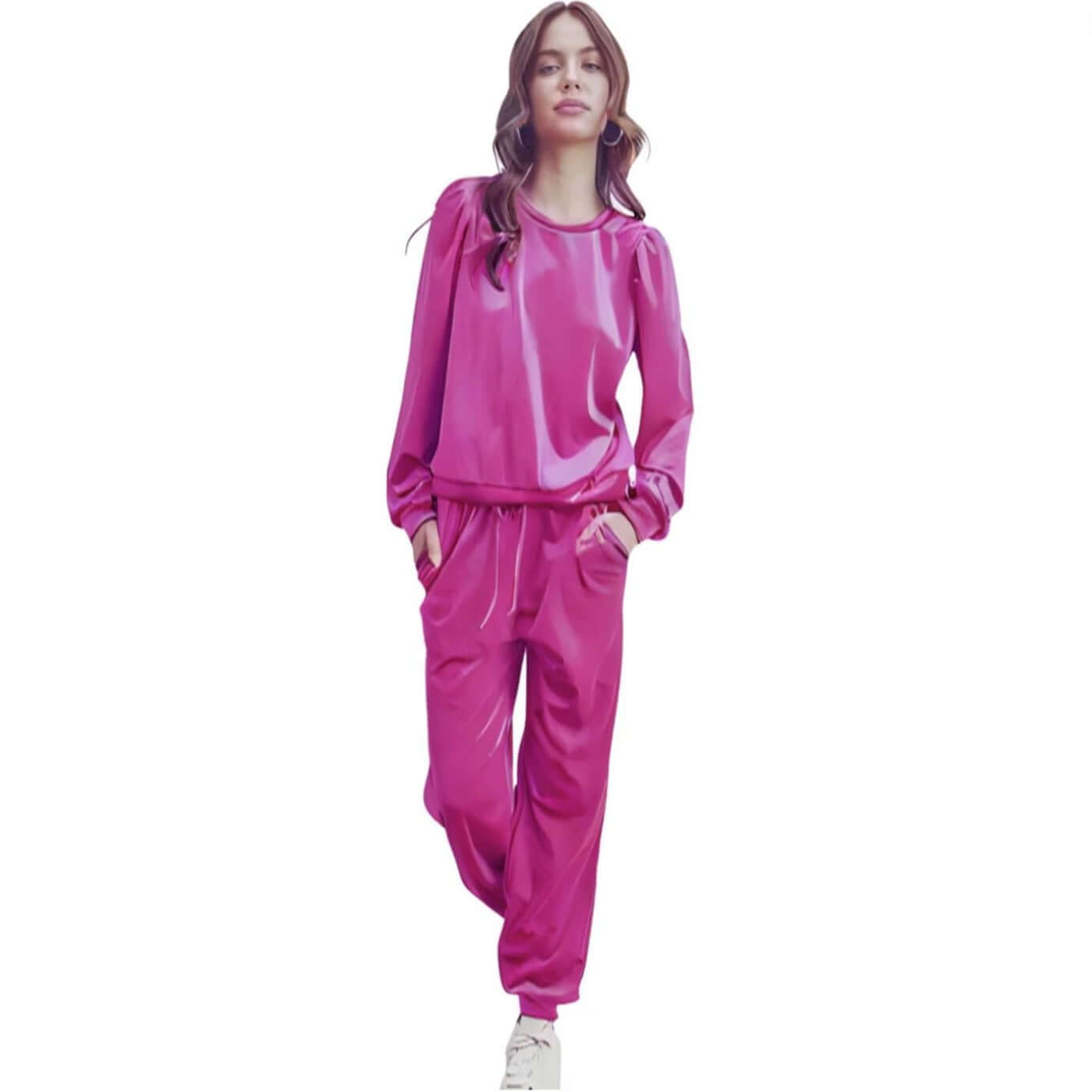 Stylish Velour Tracksuit for Women - Soft & Comfortable Jogging Outfit - Perfect for Lounge Wear, Gym, and Casual Fashion | Final Sale Clearance