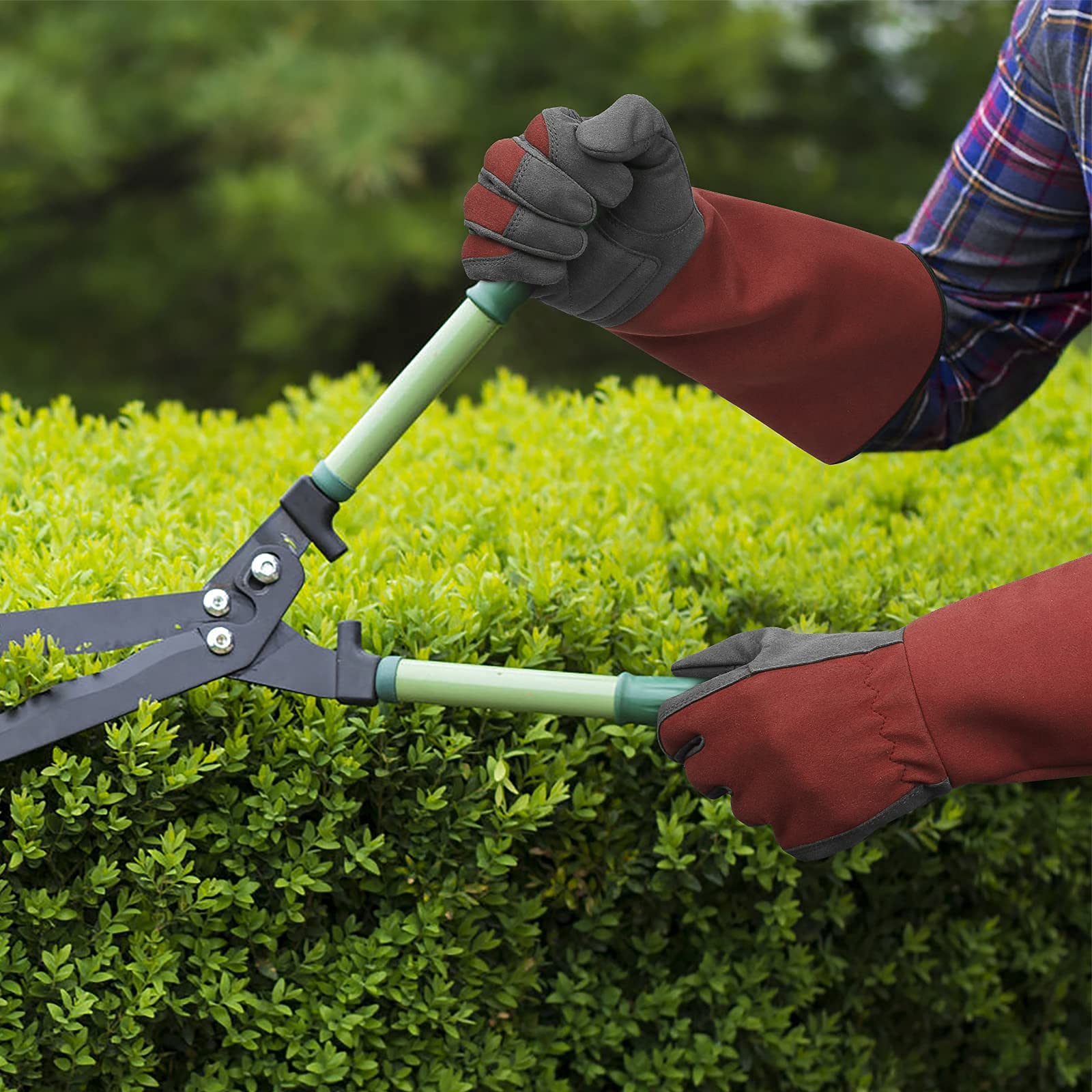 BARST Long Gardening Gloves - Thorn Proof Rose Pruning Gloves for Bushes & Cacti - Durable Protection for Gardeners - Perfect Gift for Plant Lovers (Ideal for Rose Care, Cactus Handling & Outdoor Gardening)