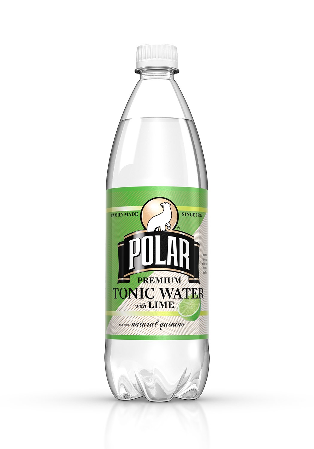 Polar Tonic Water with Lime - 12 Pack (33.8 Fl Oz Each) | Refreshing Carbonated Mixer for Cocktails, Mocktails & Hydration | Perfect for Gin & Tonic, Vodka Sodas & Healthy Drinks