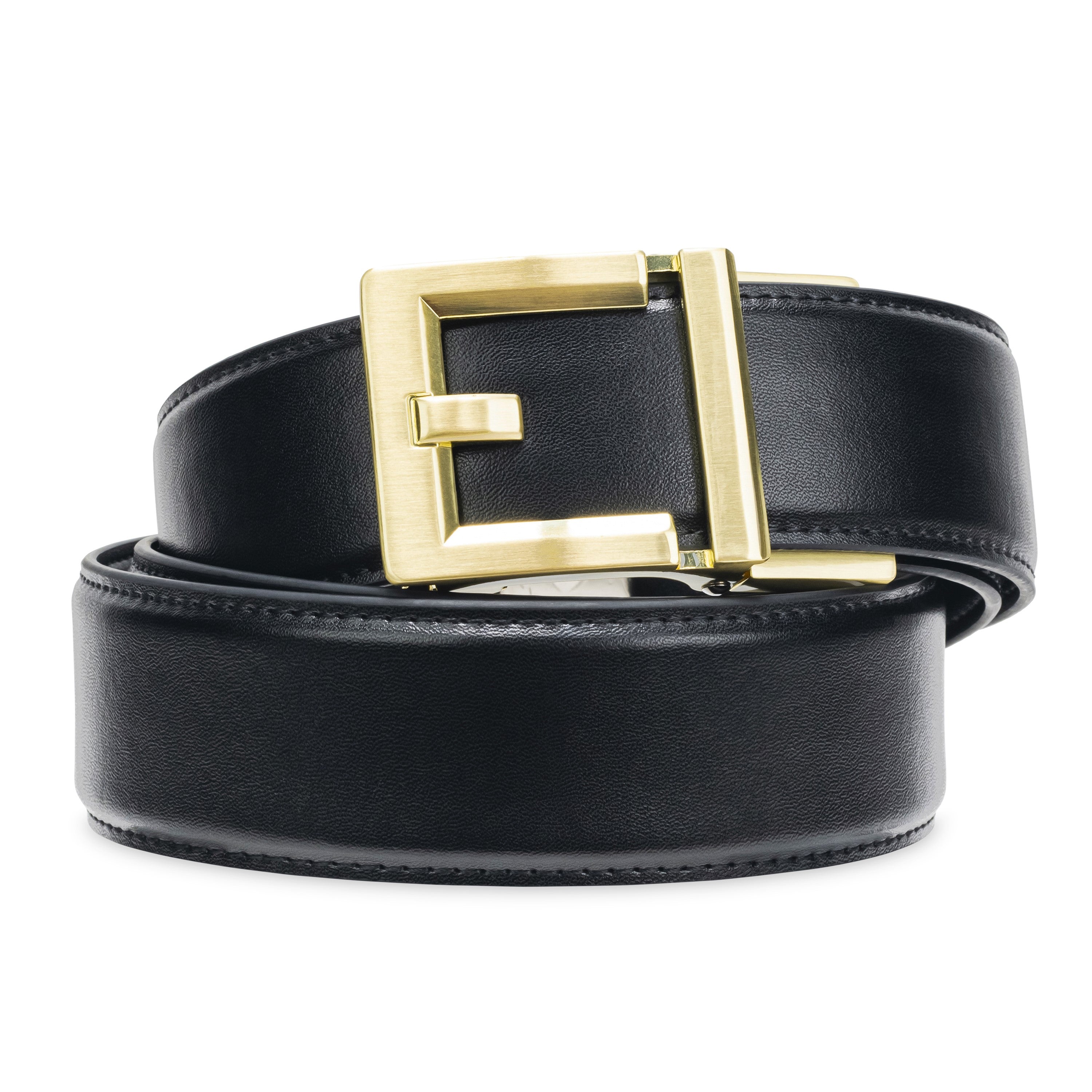 G2 Brass Buckle Leather Garrison Gun Belt 1.75