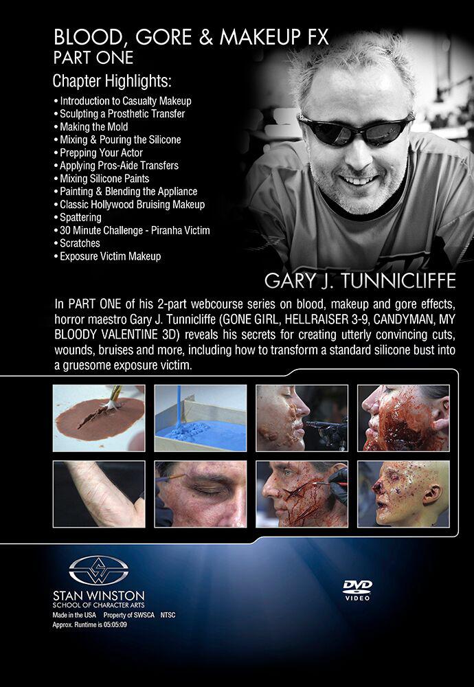 Stan Winston Studio Blood, Gore & Makeup FX DVD - Special Effects Makeup Tutorial for Horror Films & Halloween Costumes - Perfect for Aspiring SFX Artists & Movie Enthusiasts
