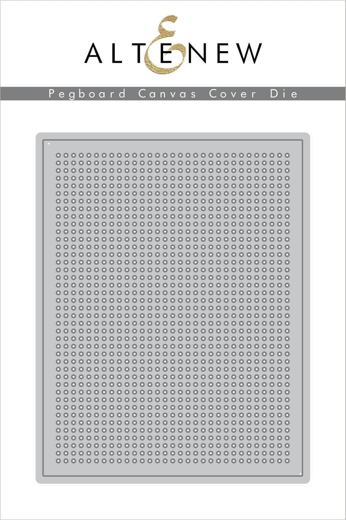 Pegboard Canvas Cover Die - Durable Fabric Pegboard Protector for Craft Rooms & Workshops - Perfect for Organizing Tools & Supplies