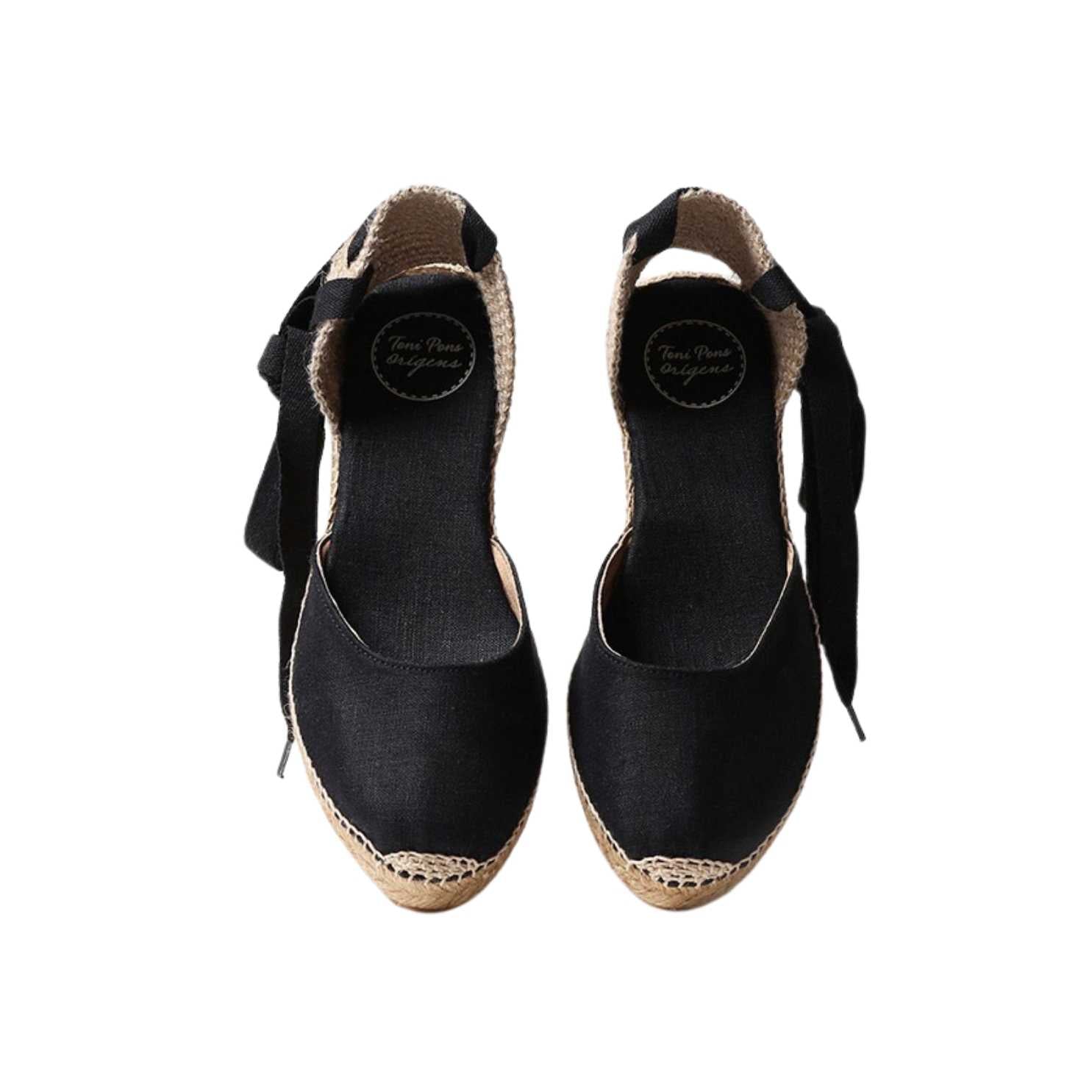 Women's Comfortable Basic Linen Wedge Espadrille Sandals - Breathable Summer Casual Shoes for Beach, Vacation & Everyday Wear