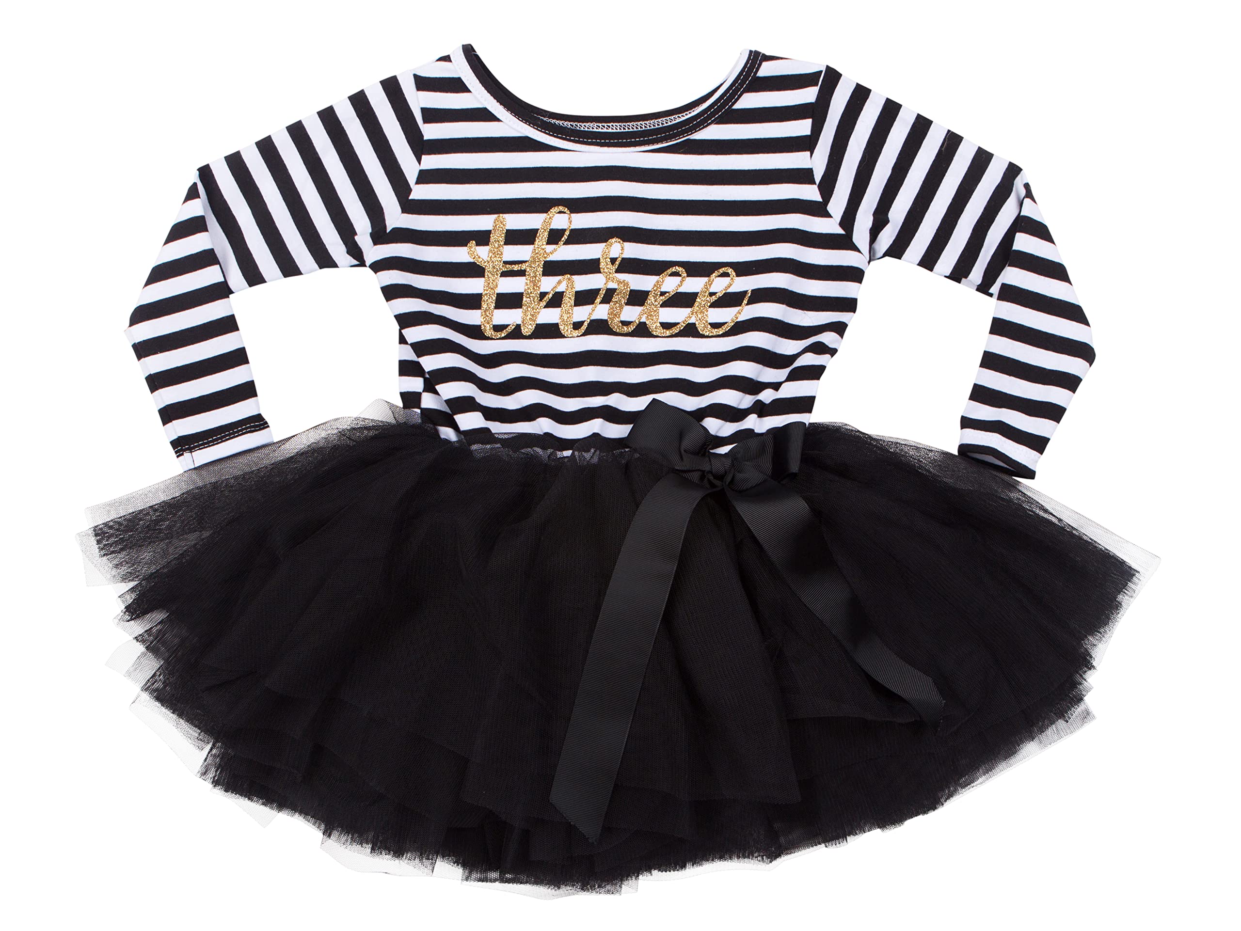 Grace and Lucille Girls' 3rd Birthday Party Dress - Elegant Long Sleeve Floral Gown for Toddler Photo Shoots & Special Occasions