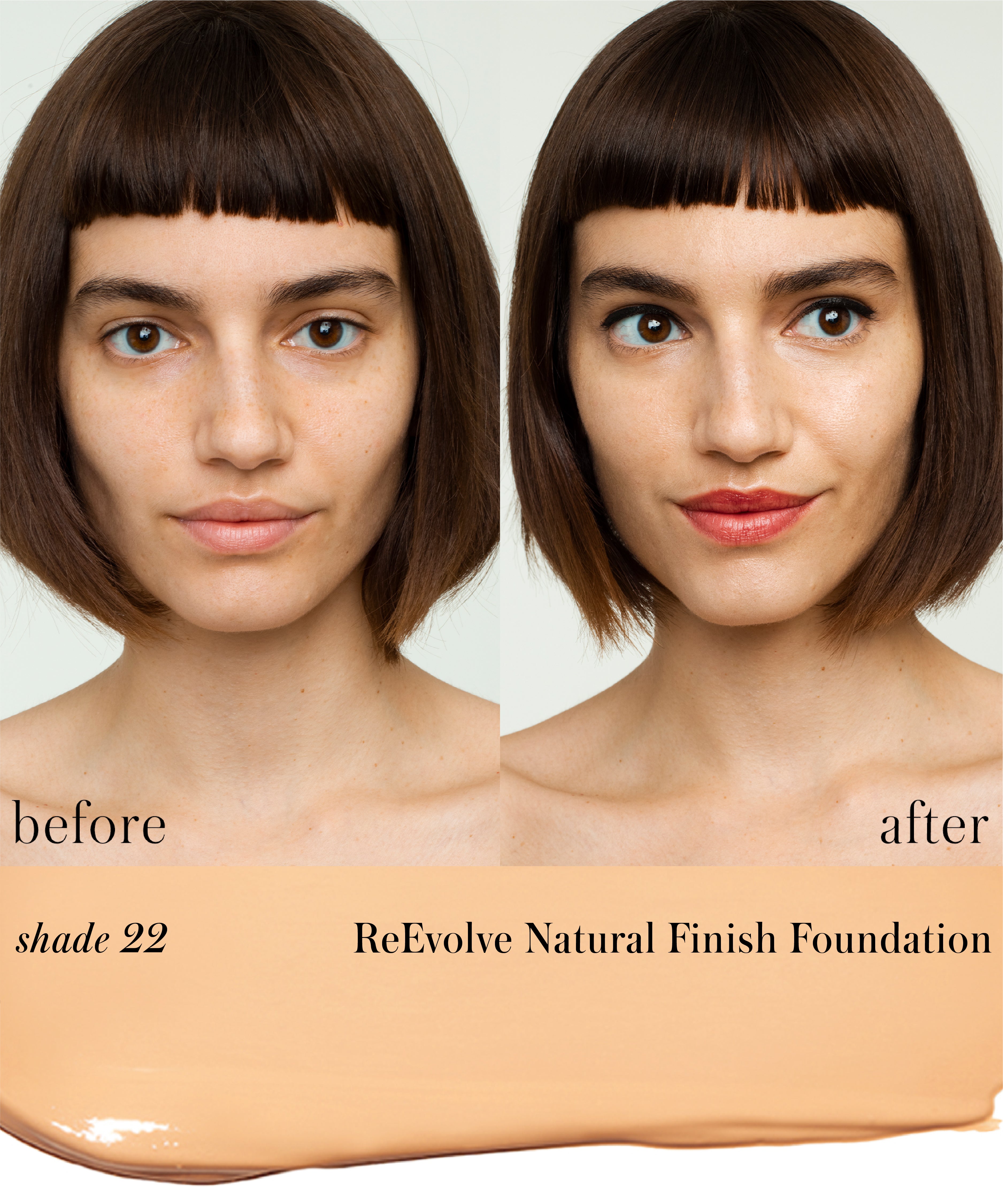 ReEvolve Natural Finish Liquid Foundation - Lightweight, Buildable Coverage for Flawless Skin | Perfect for Everyday Wear & Special Occasions