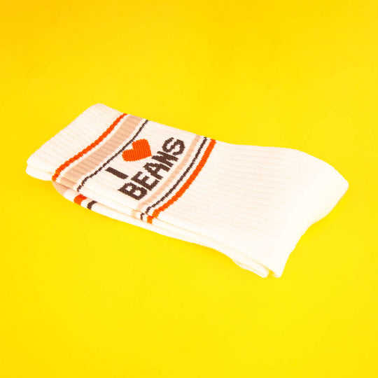Gumball Poodle I Love Beans Funny Novelty Socks - Perfect for Gifts, Cosplay, and Anime Fans