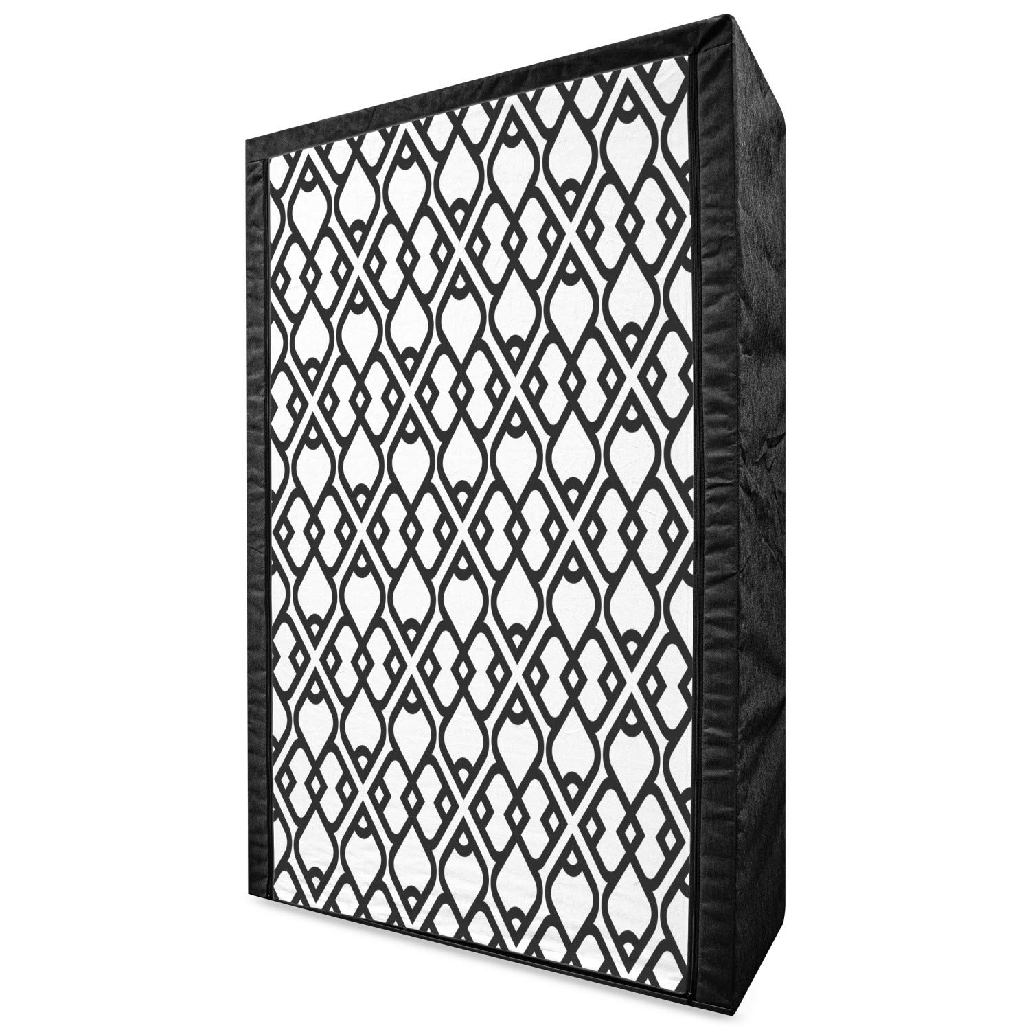 Ambesonne Portable Fabric Wardrobe with Chevron Pattern - 42.5