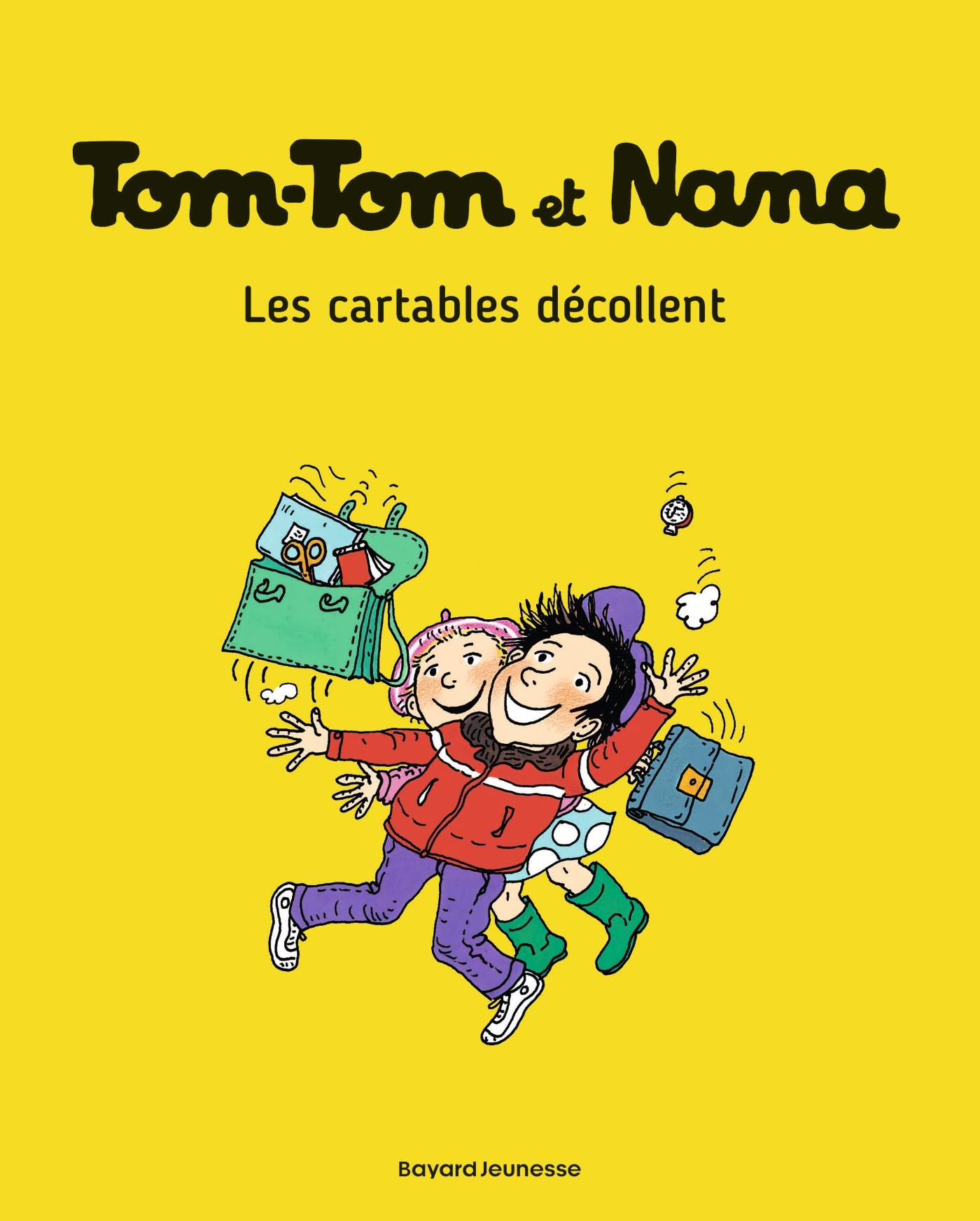 Tom and Nana, Volume 4: The Flying Schoolbags - Fun French Comic Book for Kids & Teens - Perfect for Bedtime Reading and Classroom Entertainment