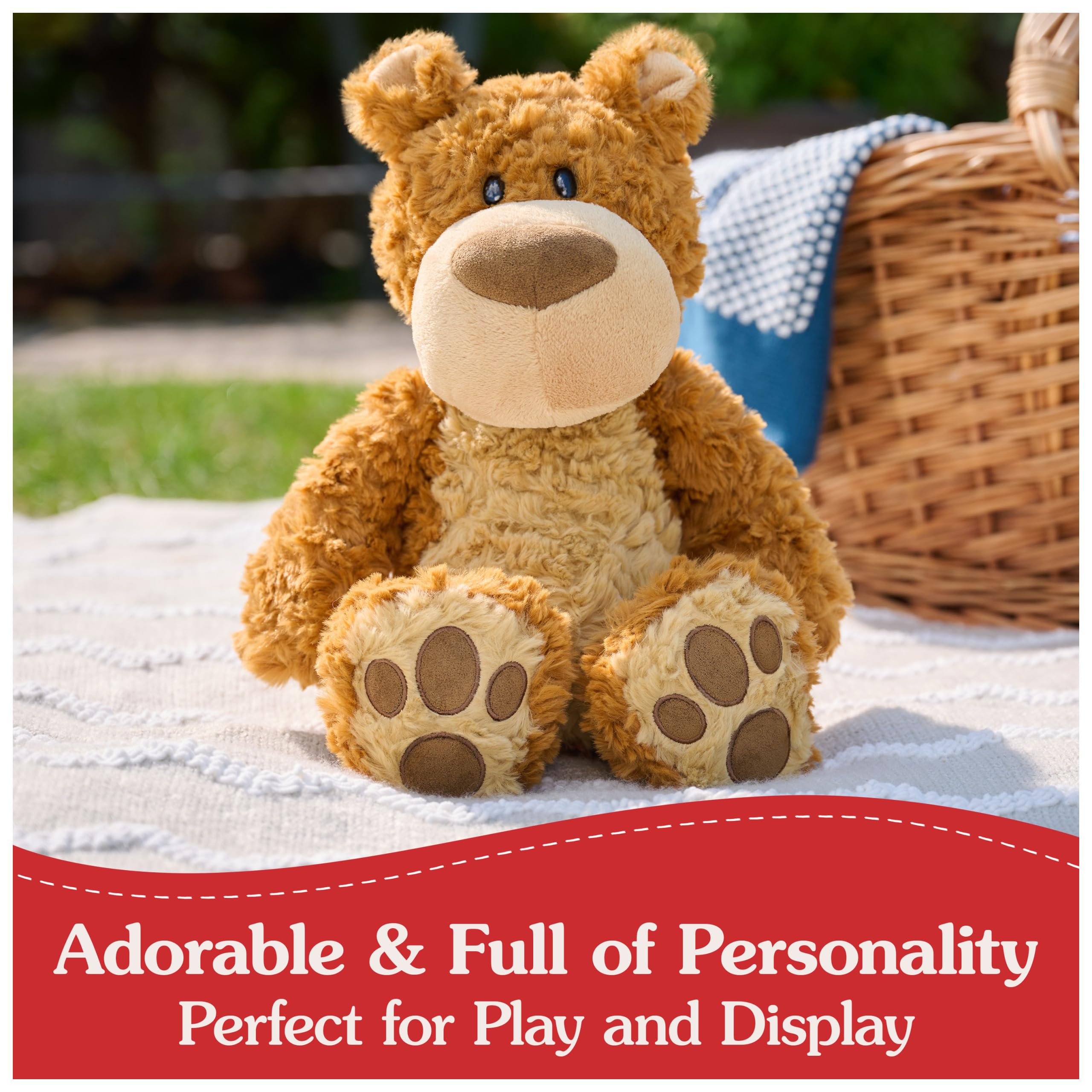 GUND Bexley Teddy Bear - Premium Soft Stuffed Animal Toy for Kids Ages 1+, 12