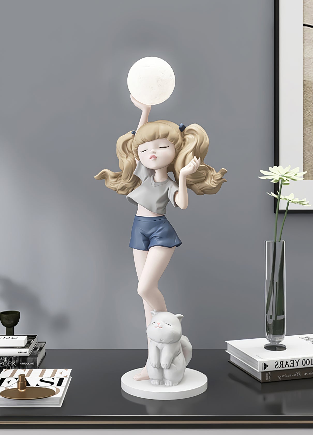 Elegant Ballet Girl Floor Lamp - Adjustable LED Dancer Light for Bedroom, Living Room & Nursery - Perfect for Kids Room Decor & Dance Studio Lighting
