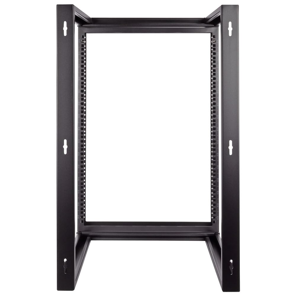 NavePoint 15U Open Frame Server Rack for 19