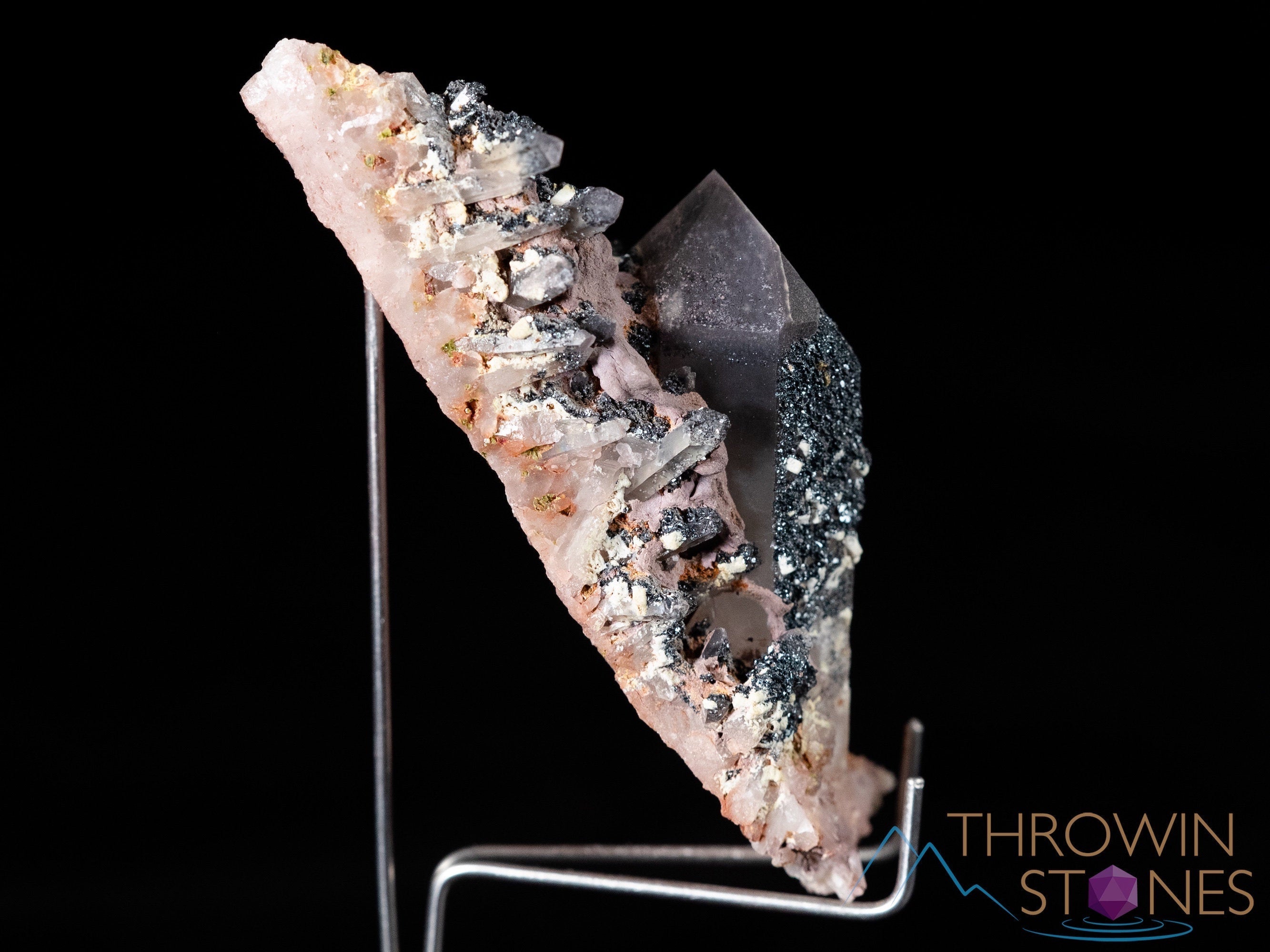 Natural MESSINA QUARTZ with HEMATITE Raw Crystal - Healing Stone for Home Decor, Housewarming Gift, Spiritual Healing & Meditation - Perfect for Office Desk, Living Room Display & Energy Balancing