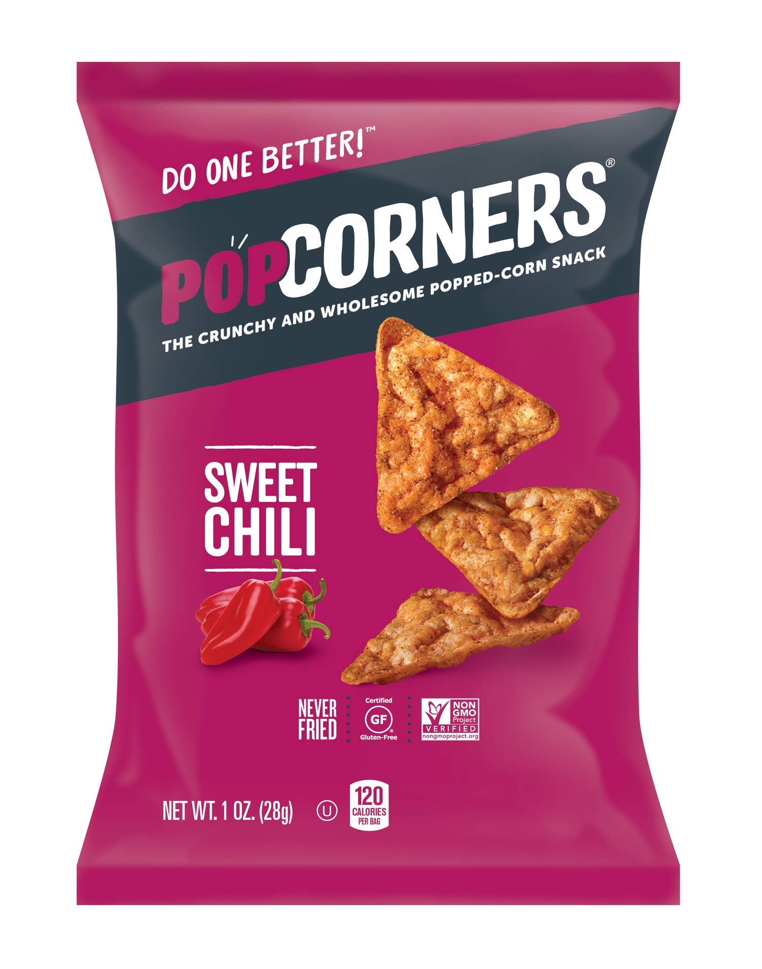 Popcorners Snacks Variety Pack - Gluten Free, Non-GMO, Vegan Chips (24 Pack, 6 Flavors, 1 oz Bags) | Healthy Snacks for Office, School, Parties & Movie Nights