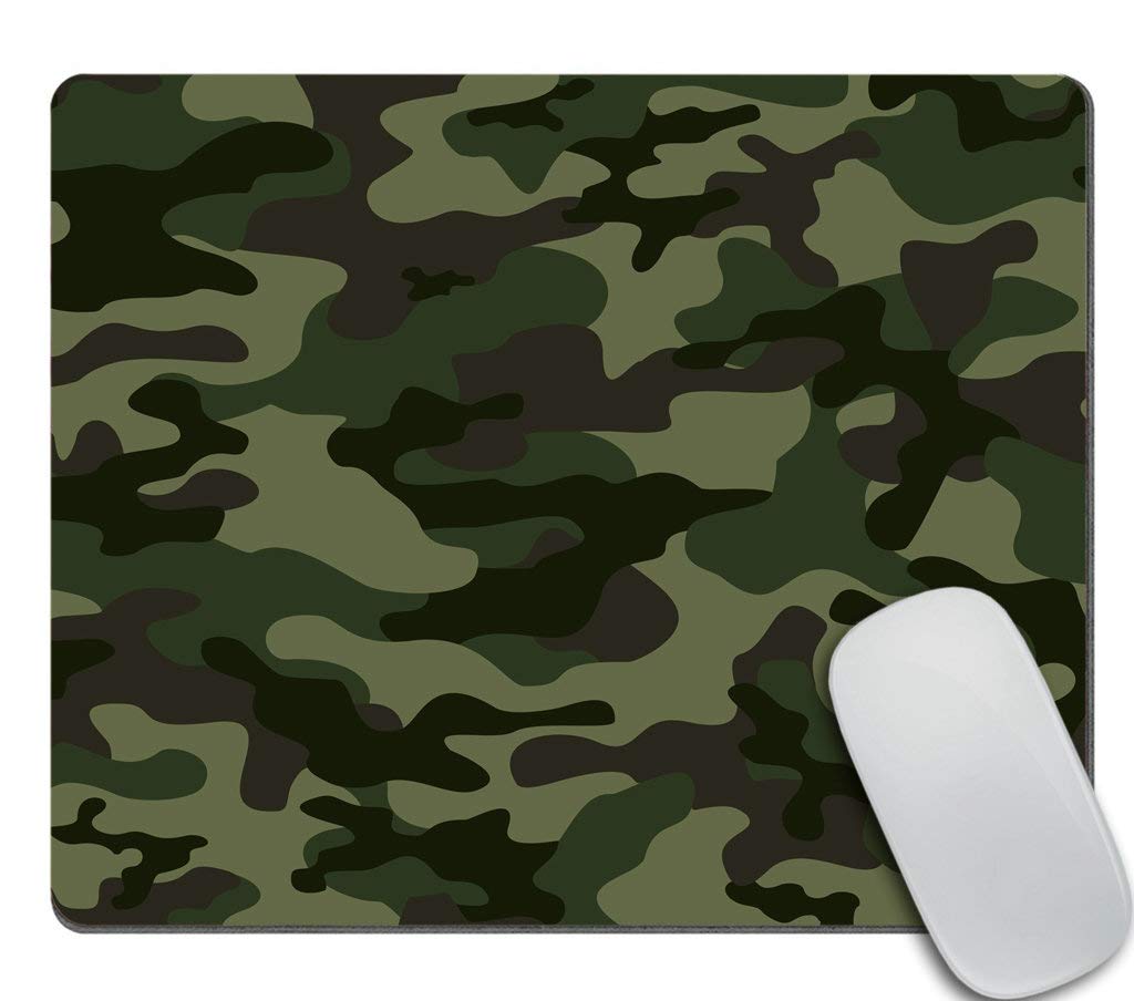 Green Camouflage Mousepad - Office & Gaming Desk Accessories