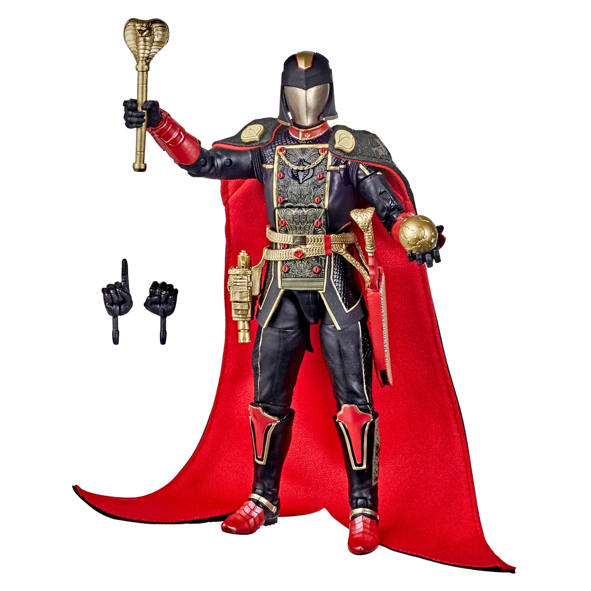 G.I. Joe Classified Series Snake Supreme Cobra Commander Action Figure - Premium Collectible Toy for Display & Play - Perfect for Fans, Collectors & Gift Giving
