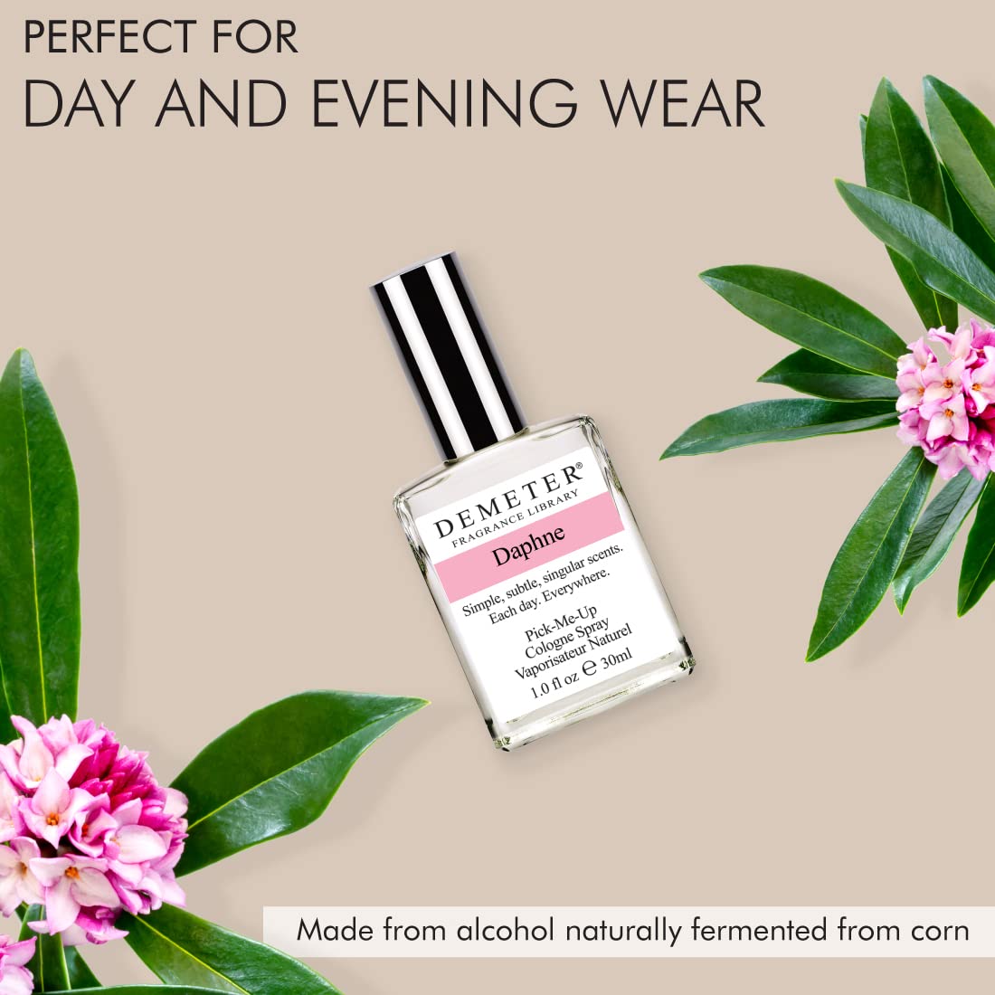 DEMETER Daphne Perfume for Women - 1 oz Cologne Spray | Floral Fragrance, Long-Lasting Scent | Perfect for Daily Wear, Office & Romantic Dates