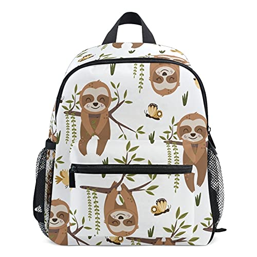 Cute Sloth and Birds Toddler Backpack for Boys & Girls - Lightweight Preschool & Nursery School Backpack for Kids - Perfect for Daycare, Travel, and Outdoor Adventures