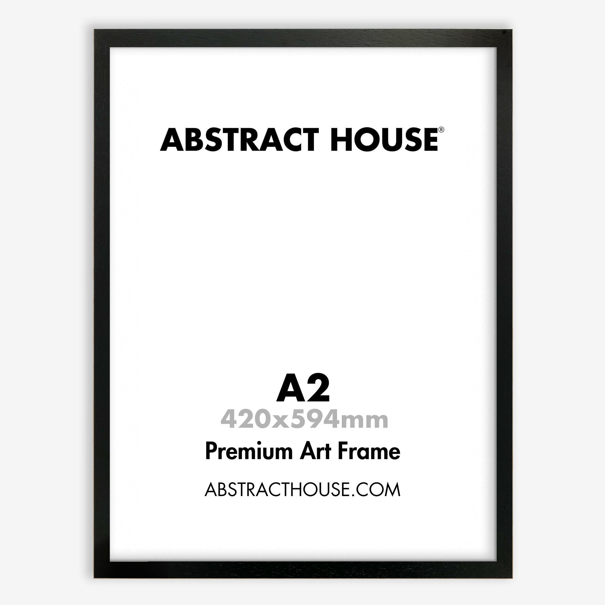 Premium A2 Wooden Picture Frame - Elegant Solid Wood Display for Photos, Artwork, and Certificates - Perfect for Home Decor, Office, and Gifting