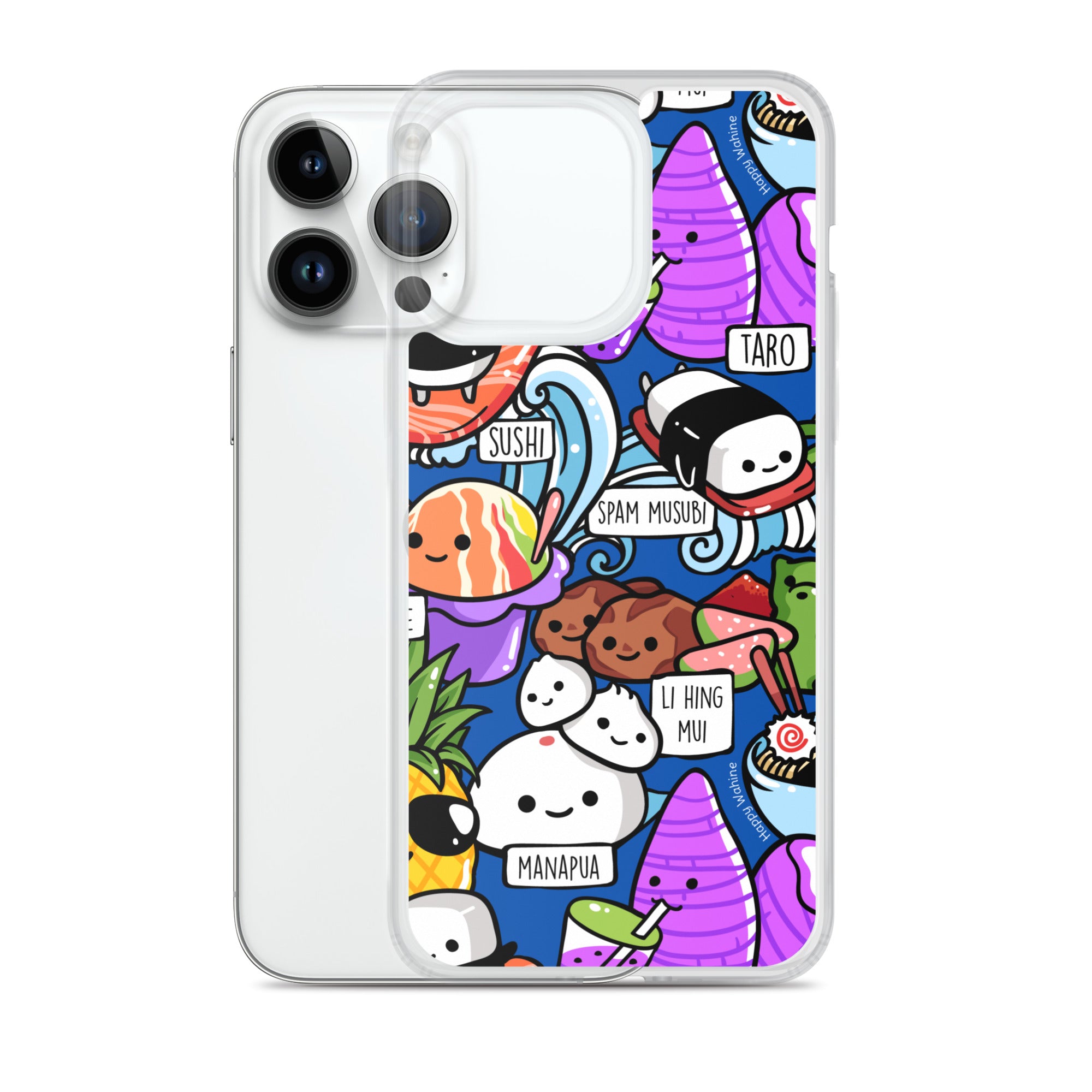 Premium Clear iPhone Case with Craving Hawaii Blue Design - Slim Protective Cover for iPhone [Models] - Perfect for Everyday Use, Travel & Outdoor Activities