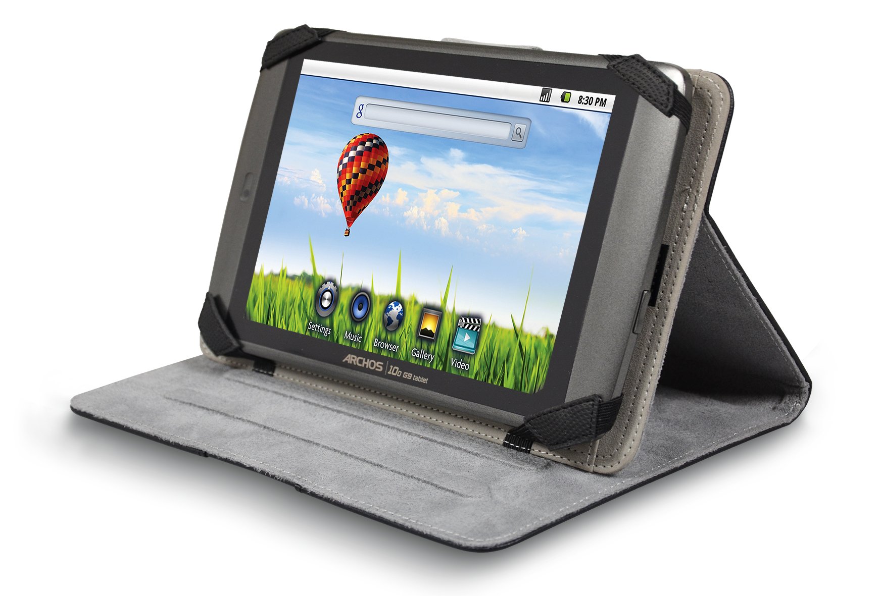 Premium Tablet Cover & Holder for 8-9 Inch Devices - Universal Fit for iPad, Samsung, Fire HD - Perfect for Home, Office & Travel Use