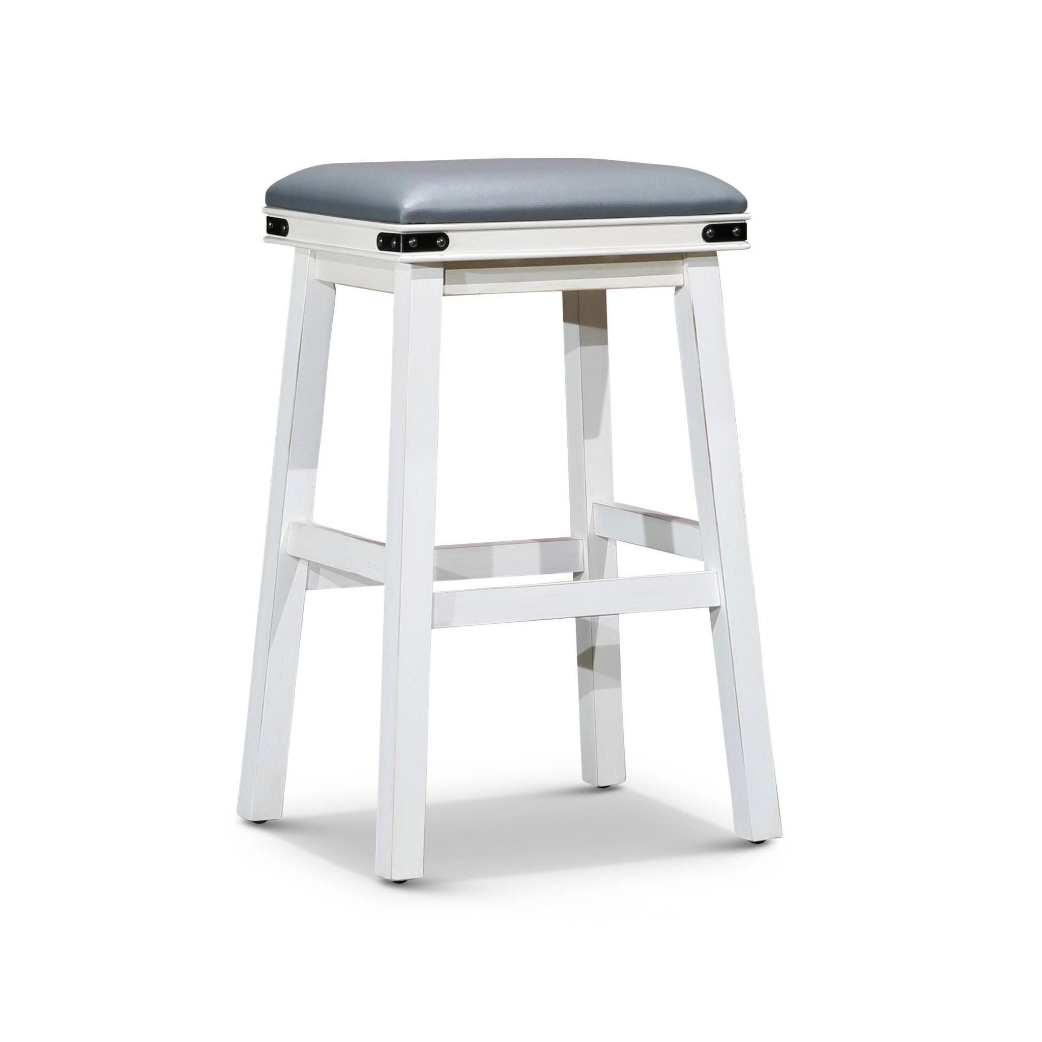 Premium Cortez Bonded Leather Stool - 24
