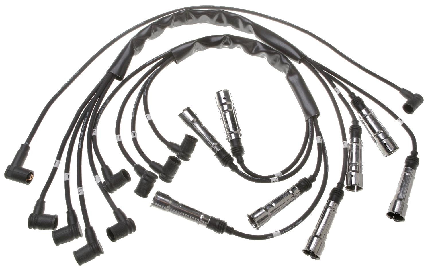 ACDelco Professional 908C Spark Plug Wire Set - High Performance Ignition Wires for GM Vehicles - Perfect for Engine Tuning & Maintenance